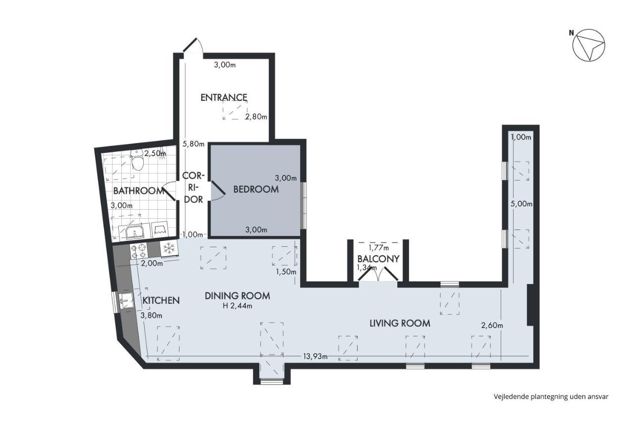 Sanders Regent - Adorable One-Bedroom Apartment Near Central Square Kopenhagen Buitenkant foto